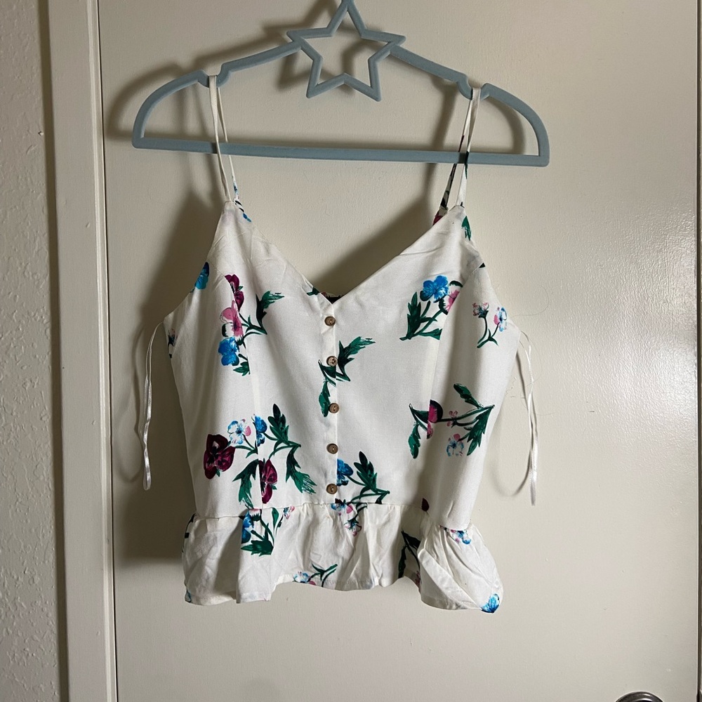 Fashion Nova Strap Floral Top
